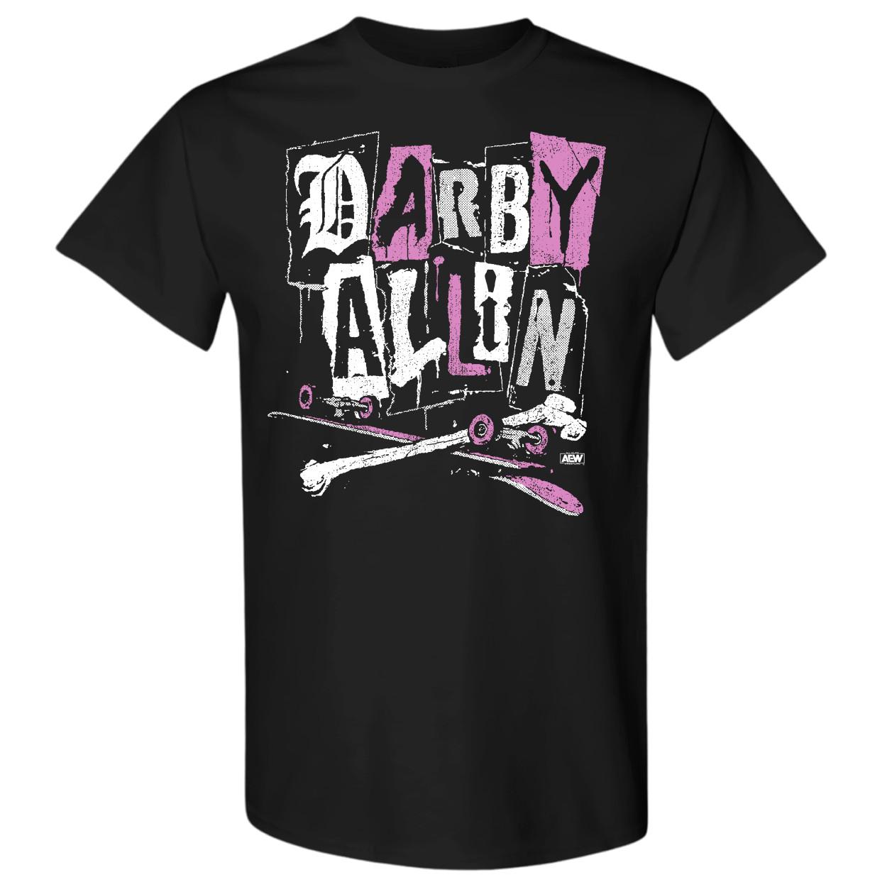 DARBY ALLIN - TRANSPLANT AEW Official T-Shirt S разноцветный