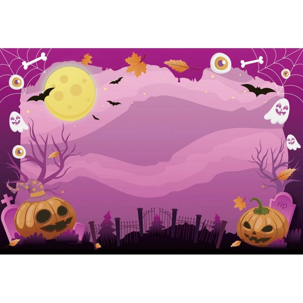 Halloween home party decoration hanging cloth horror cemetery castle pumpkin head hanging cloth room decoration background cloth
