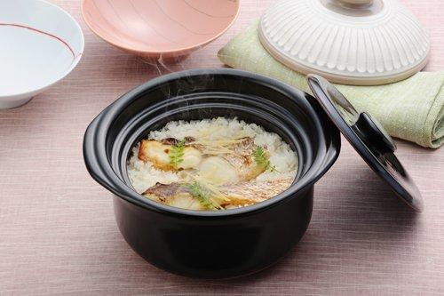 Banko Ware Ginpo Pottery Chrysanthemum Rice Pot (3-cup Capacity, Candy Glaze)