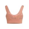 Adidas Solid Logo Strength Shape Yoga Pilates Sports Bra Women Underwear Rock-Brown HR3035