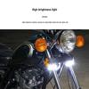 LED Dual-Color Front Shock Fork Light Strip with Turn Signal for Off-Road Motorcycles