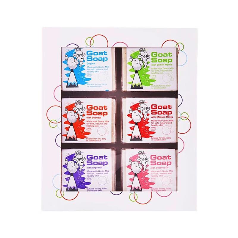 GOAT SOAP Australian Goat Milk Soap 6-Pack Gift Set