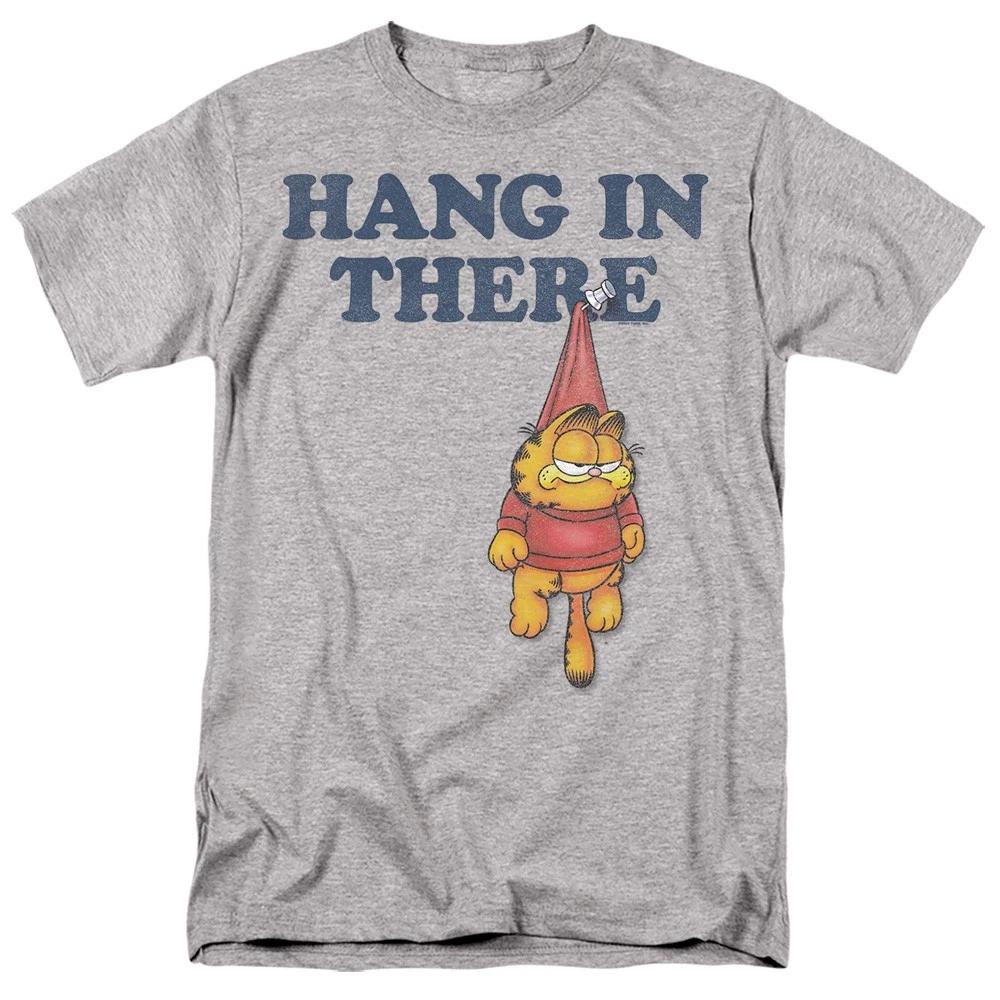 Garfield - Hang In There - Unisex Short Sleeve Children s T-shirt - Gray 130