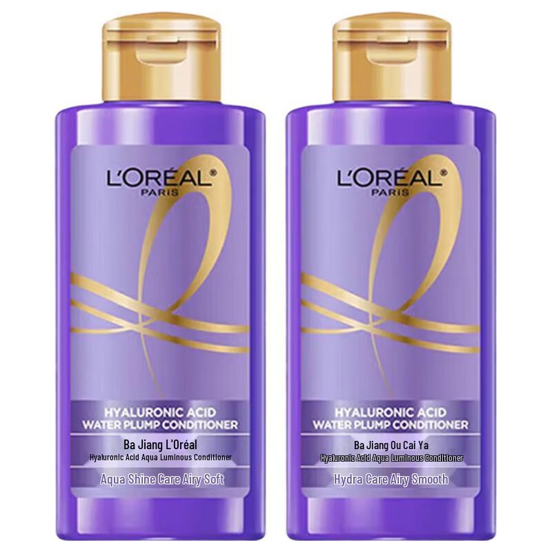 L'Oréal Hyaluronic Acid Hydrating Hair Conditioner - Twin Pack