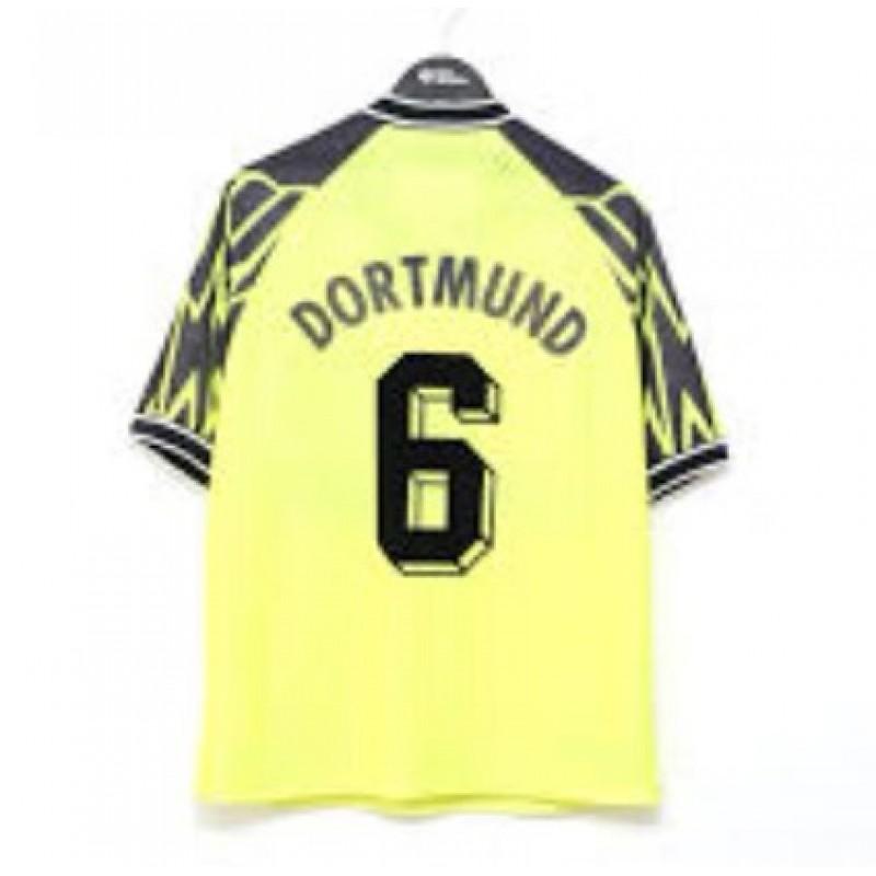 Retro Fußballtrikot Herren Damen Erwachsene Fußballhemd Vintage Dortmund BVB Klassische Trikots Riedle Muller Sammer Haaland