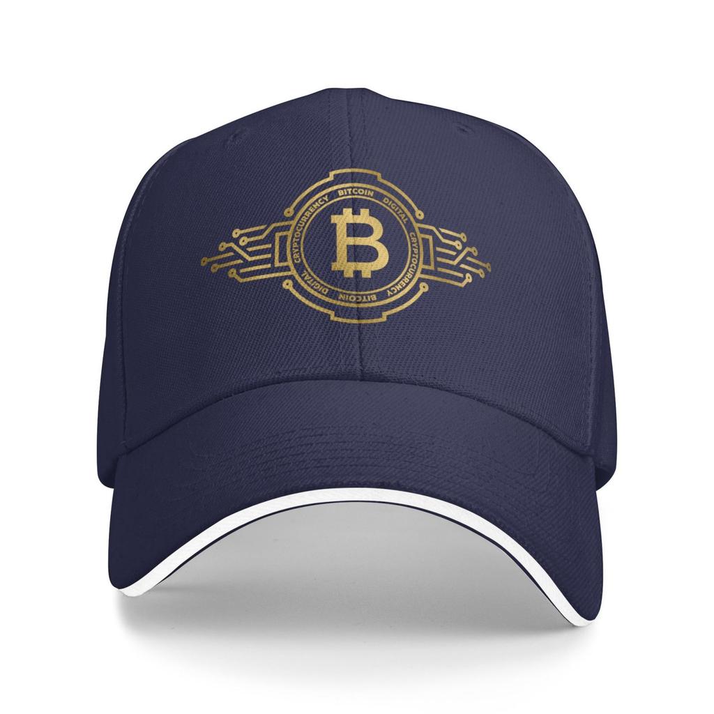 Bitcoin Trucker Cap Outdoor Mesh Baseball Caps Snapback Adjustable Racing Cap High Quality Golf Wear Hiking Hat