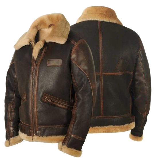 Ανδρικό μπουφάν με μακρυμάνικο Keep Warm Καφέ Παχύ ενδύματα για καθημερινή χρήση