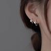 2024 New High-End Pearl Stud Earrings: 925 Sterling Silver Light Luxury for Women