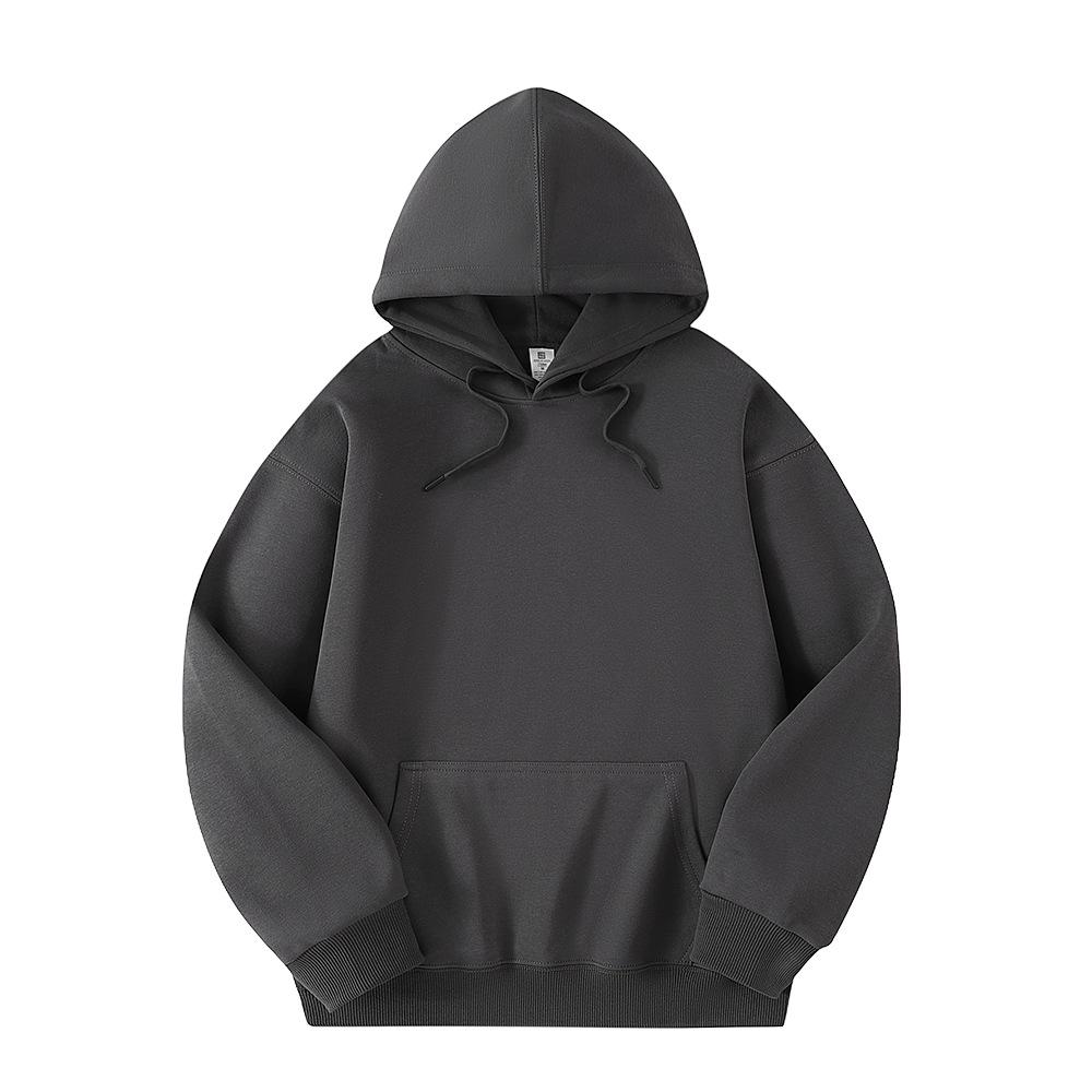 Felpa con Cappuccio Casual Unisex Felpe Classiche Monocolore Moda Comoda Opzione per Stratificare Ideale per Sport Outdoor&Quotidiano