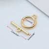 10 Pair Toggle Jewelry Clasps for Jewelry Making Metal Round OT Toggle Clasp Clip Craft DIY Necklace Chain Findings
