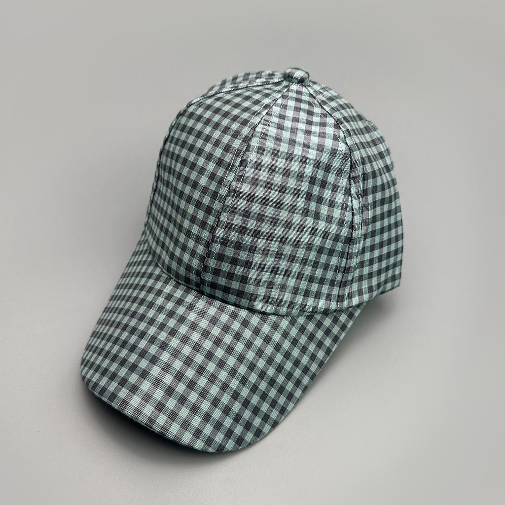 Fashion Small Plaid Classic Baseball Cap Men And Women Versatile Casual Personality Sunshade Cap