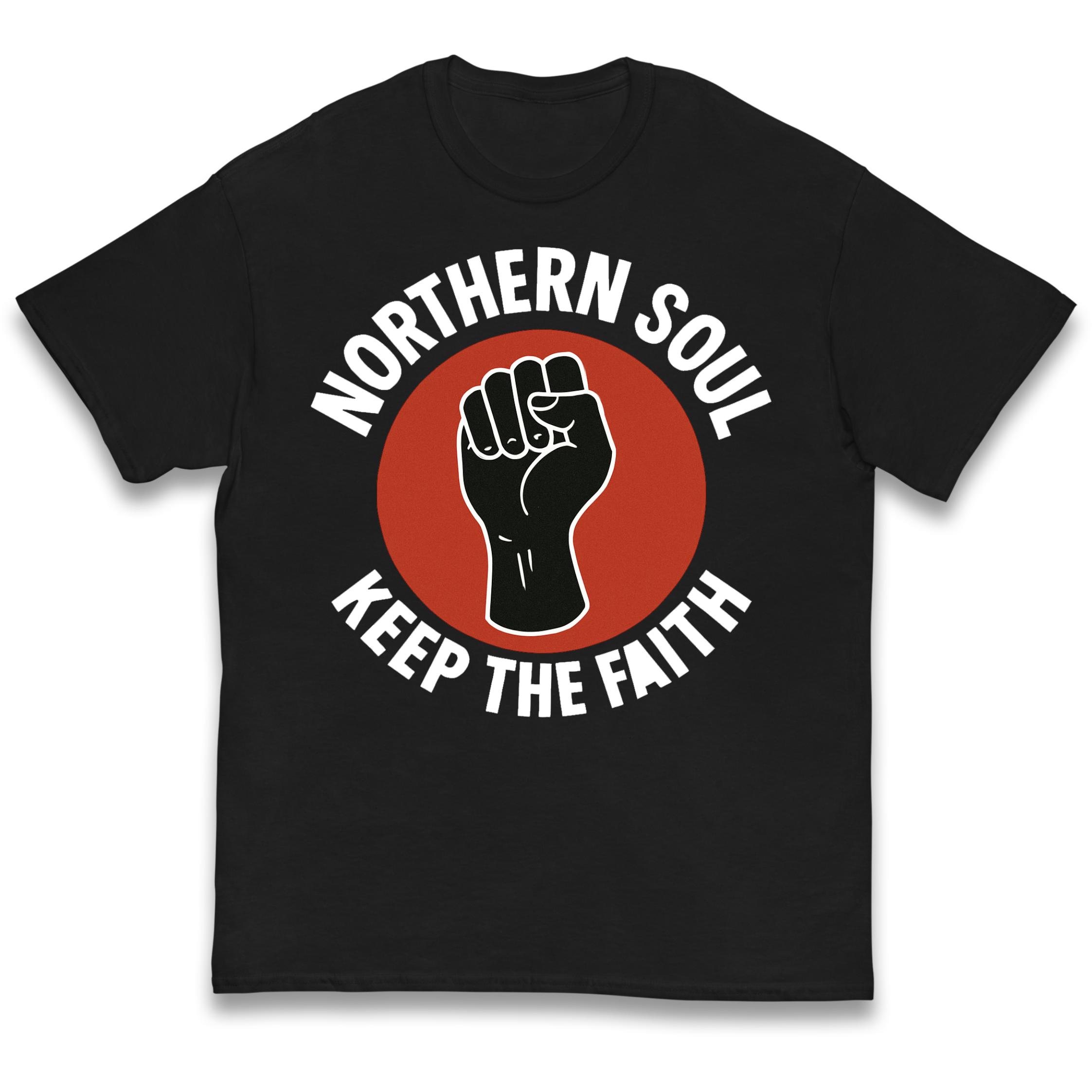 Northern Soul Keep The Faith kids t shirt 100