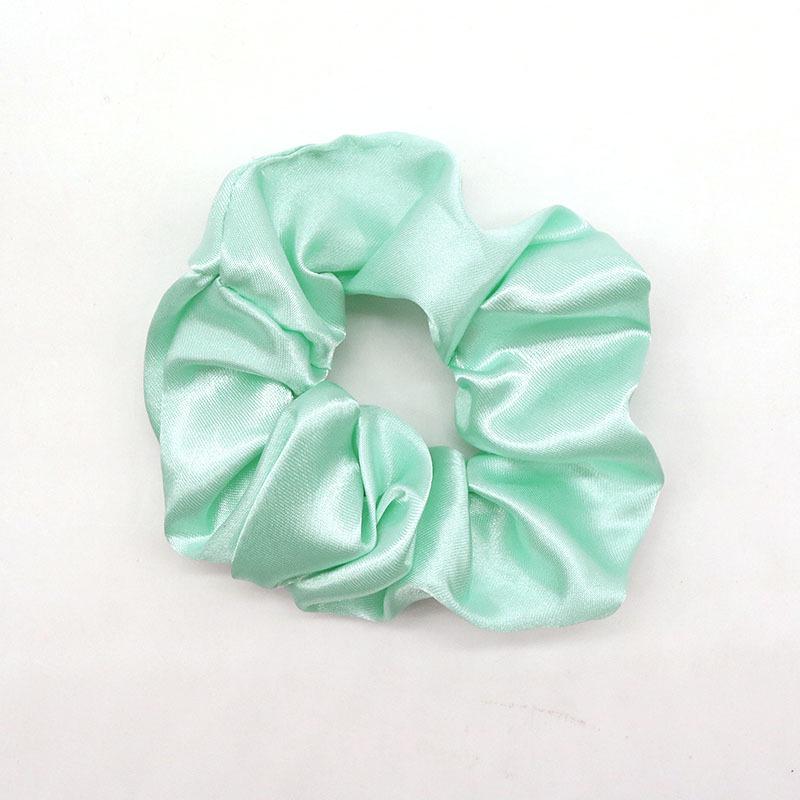 Vintage French Satin Silk Hair Tie - Retro Versatile Accessory