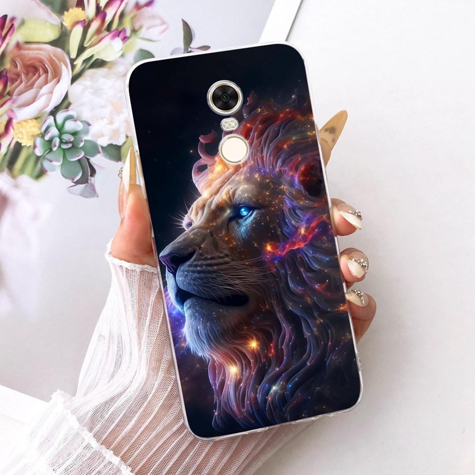 For Xiaomi Redmi 5 Plus 5Plus Redmi5 Phone Case Chinese Dragon Cute Cat Cartoon Pattern Casing Soft Clear Silicone Back Cover