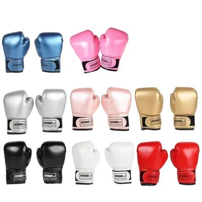 Children's Boxing Hand Gloves Children's and Youth Boxing Bags Taekwondo Muay Thai Mitt MMA Training Spare Sports Gloves