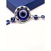1PC Blue Evil Eye Tassel Car Charm Vintage Metal Heart Shaped Pendant Holiday Birthday Party Gifts & Home Decor Crafts, Home Decor, Room Decor