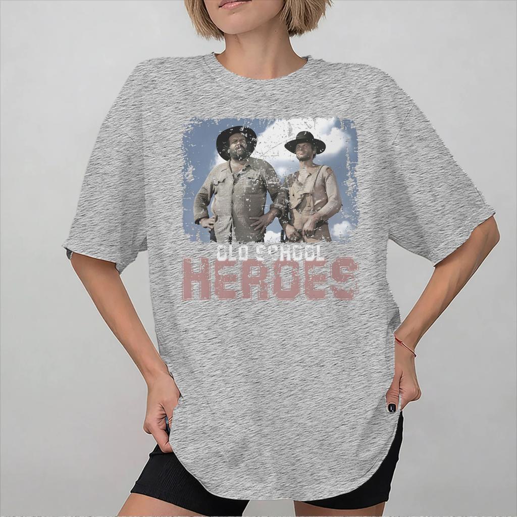 New Arrival BUD SPENCER AND TERENCE HILL T Shirt for Unisex Women Cotton Tee Shirt Short Sleeve Clothes
