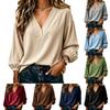 Women's Casual V-Neck Color Top