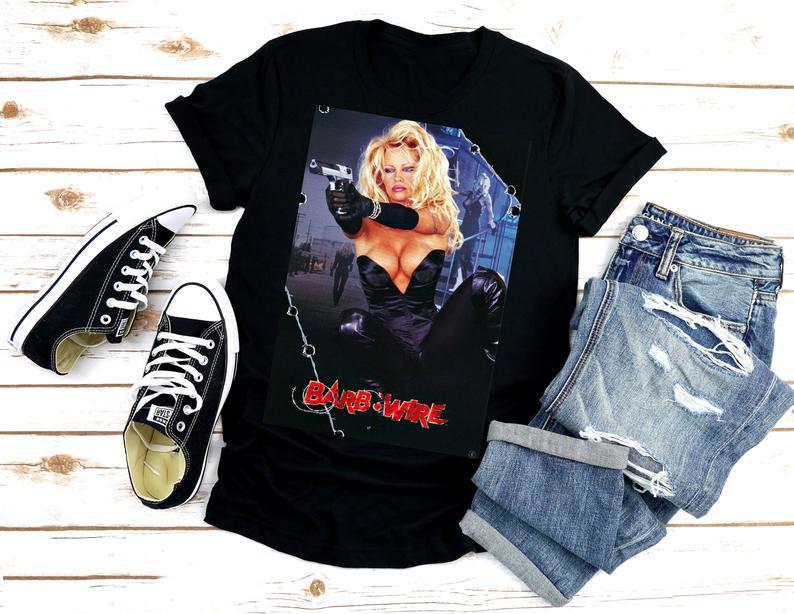Pamela Anderson Barb Wire T-shirt Unisex Cotton Tee Size S to 234XL LI1143