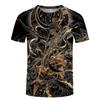 Men's T-Shirt Nezha Wukong Pattern 3D Print Tops Tees Summer Fashion Women Streetwear Oversized Unisex tshirt Men Clothes