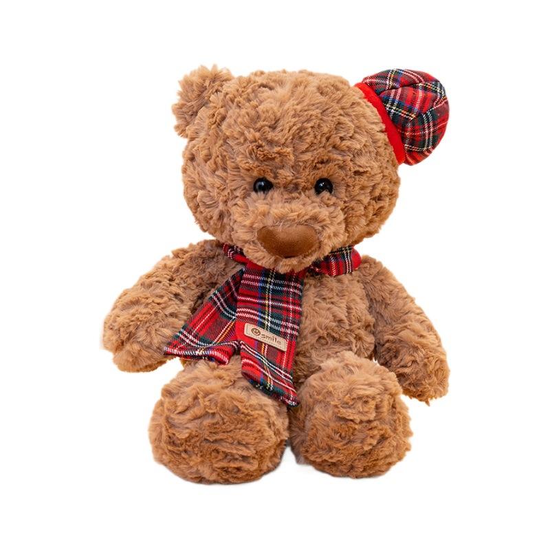 Cute Rose Teddy Bear Plush Toy Bear Doll Valentine's Day Gift Doll Girl Birthday Gift Pillow