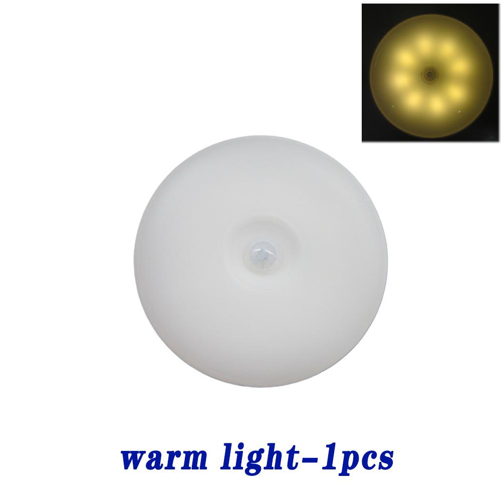 Night Light Motion Sensor Light USB LED Lamp With Switch Rechargeable Inductor Lights For Kitchen Stairs Hallway Closet Bedroom