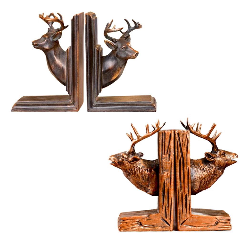 2 Bookends for Desktop And Shelf Use