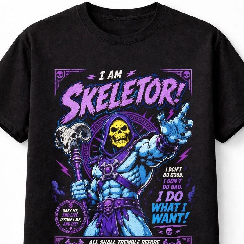 Skeletor Masters Of The Universe Retro Cartoon Unisex TShirt S
