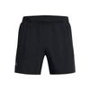 Under Armour Logo Print Lace-Up Breathable Mid-Waist Casual Shorts Men Bottoms Black 1382617-001