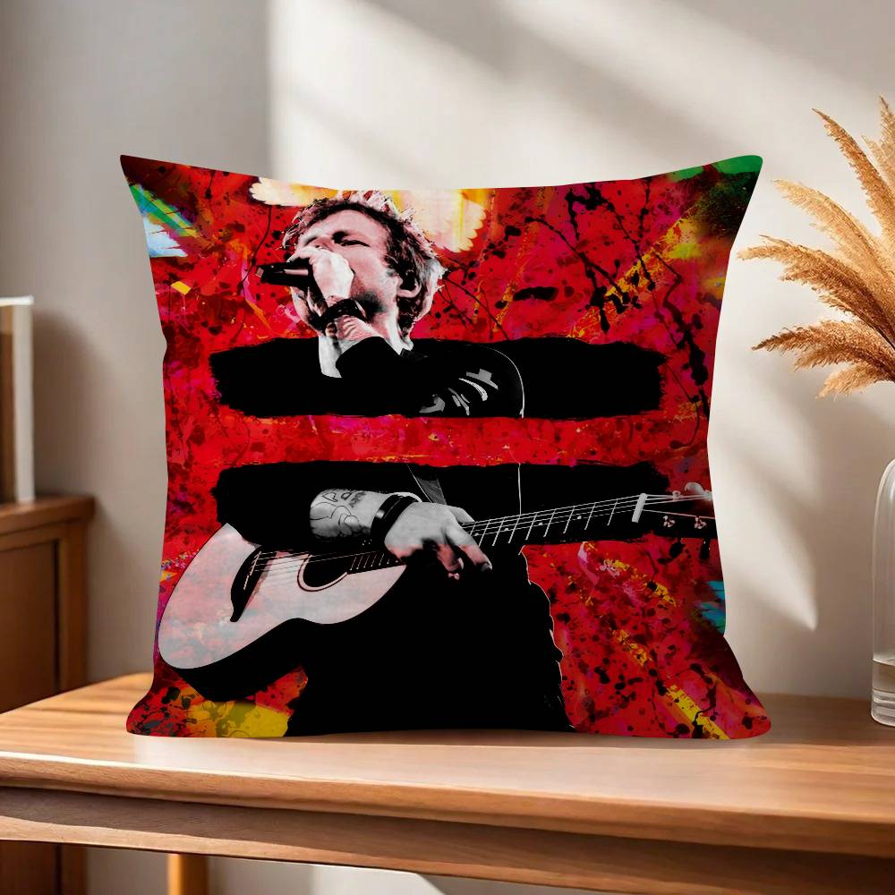 Pop Singer EEd SSheeran Play Personalized Picture Text Home Decorative Pillows Household Gifts Xcm