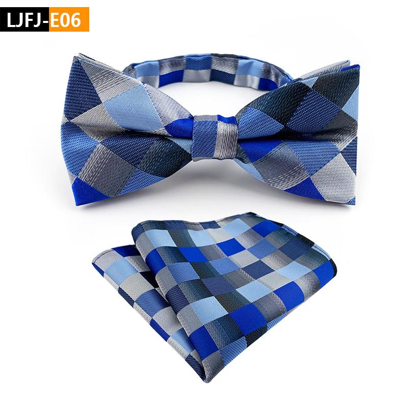 Bow Tie Plus Pocket Towel Set, Groom'S Wedding Bow Tie.