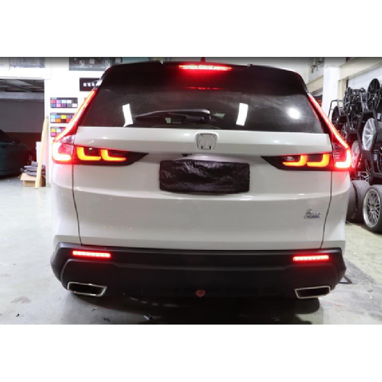 Square Rear Bumper Decoration Lamp Led Brake Light For Honda CR-V CRV 2024