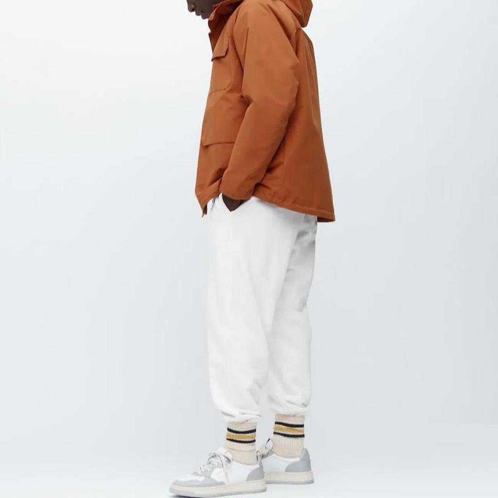 UNIQLO Waterproof Windproof Windbreaker Jacket Men's Bright Orange (Unisex) Windbreaker Jackets 453848 24