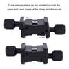 Bidirectional Clamps Quick Release Pate 50mm Aluminum Alloy Twin Double Duplex Clamp