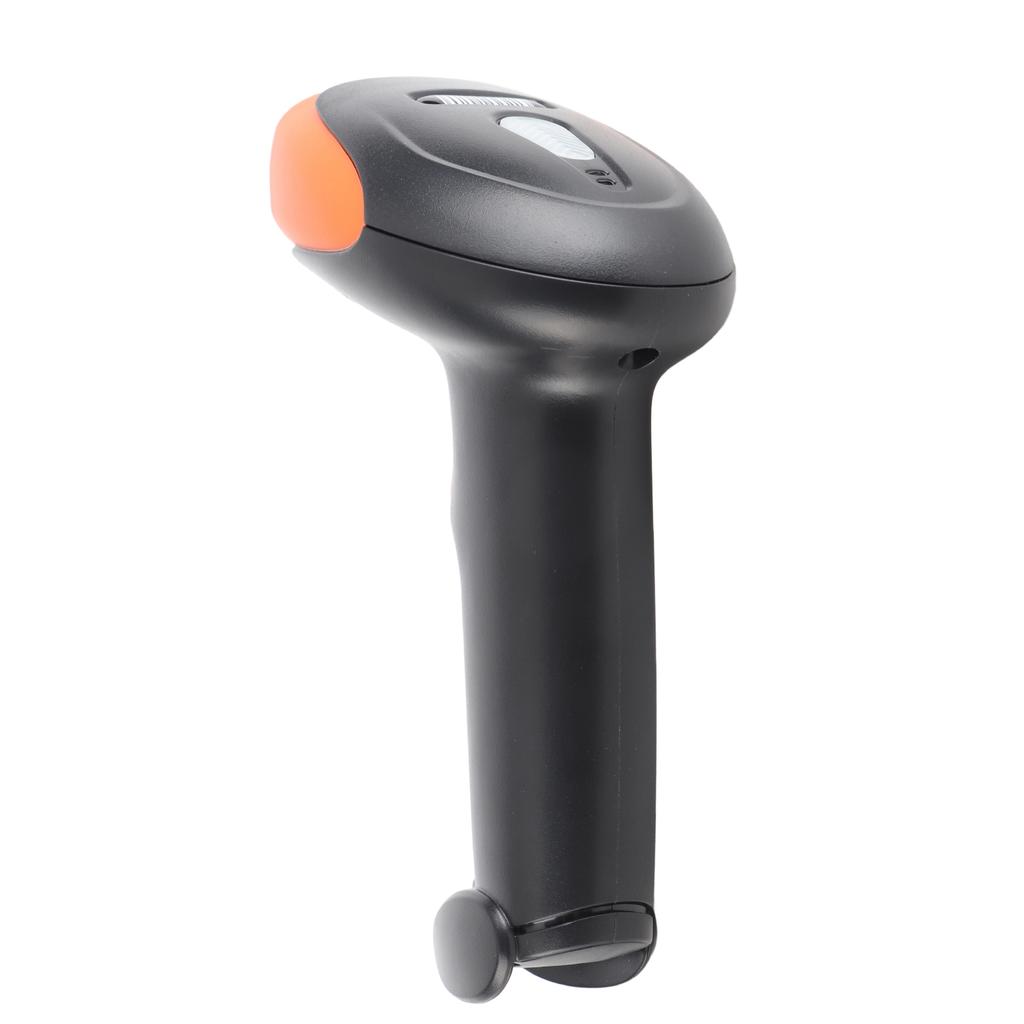 Drahtloser Barcode-Scanner BT Schnelle Reaktion Komfortabler Rebound-Knopf Handheld-QR-Reader für