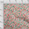 oneOone Cotton Flex Pale Orange Fabric Triangle & Texture Sewing Material Print Fabric By The Yard 40 Inch