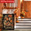 2D Flat, 2D FlatDog and Cat Claw Prints Welcome Autumn Thanksgiving Pumpkin Harvest Garden Flag_4 (1)- Outdoor Garden Flag Double-sided Home Decoratio