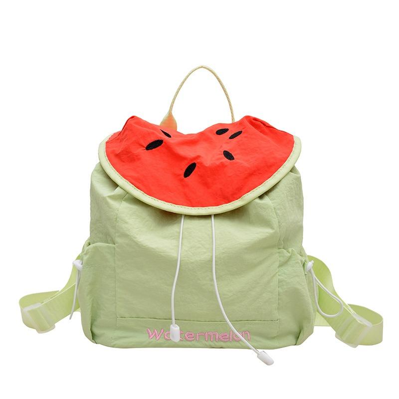 Niche Design Backpack Bag Fruit College Style Girl Personality Simple Large Capacity Student Backpack