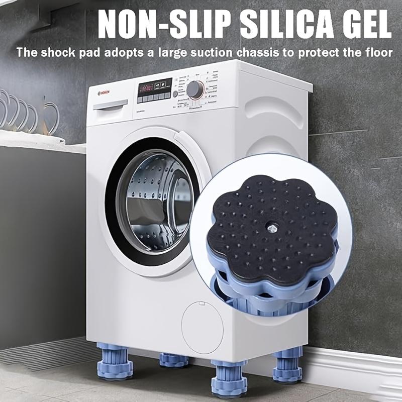 Adjustable Anti-Slip Pads with Leveling Feet - Heavy Duty EVA Shock Absorbers, Anti-Slip Shock Pads and Stabilizers for Washers, Refrigerator