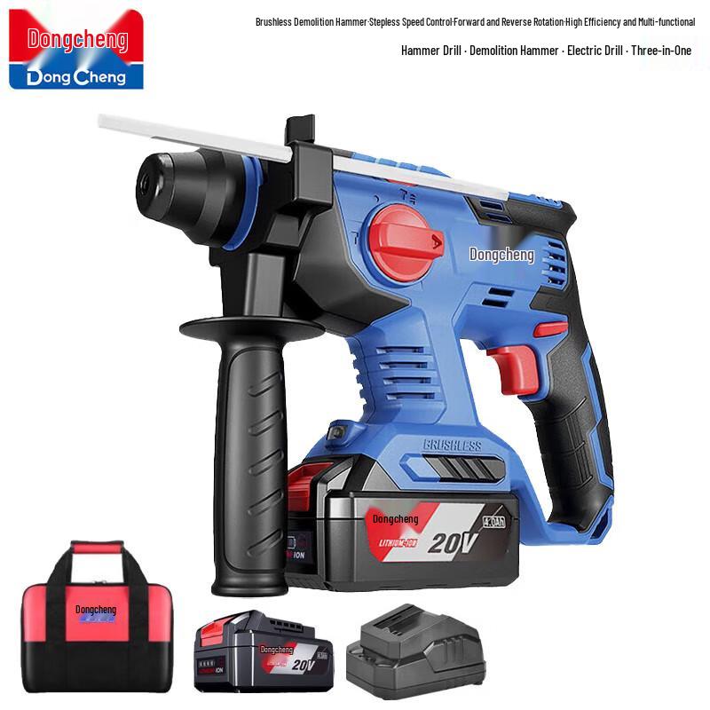

Dongcheng 20V Cordless Brushless Rotary Hammer Drill CN plug (adapter included)