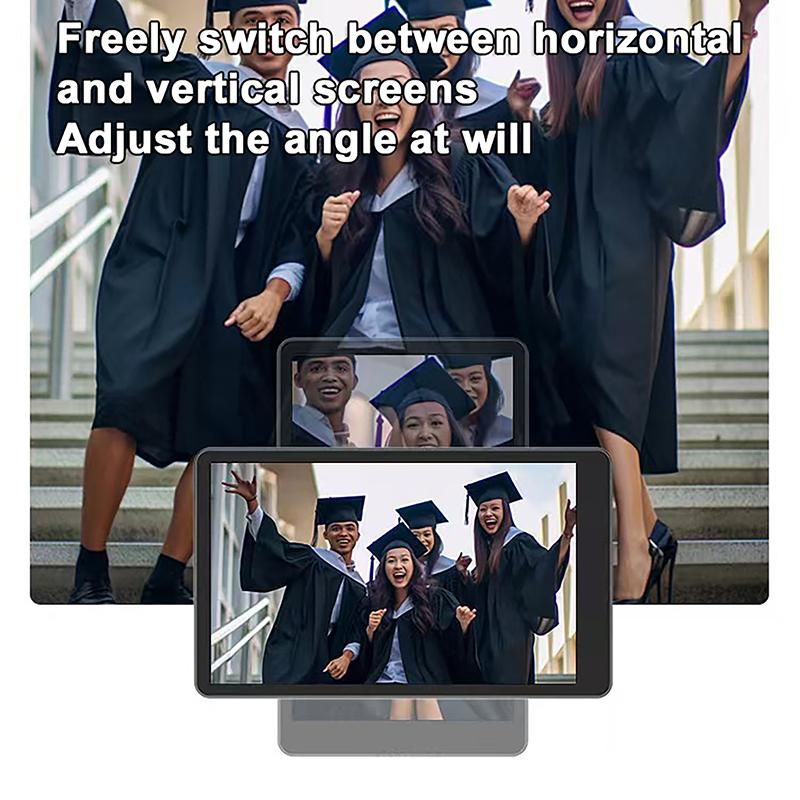 Magnetic Screen Projector Hands-free Selfie Monitoring Screen with Magnetic Phone Holder for Vlog Live Stream Remote Control