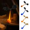 Fantasy Book Nook Dragon Bookshelf Light, 3D Printed Fire-Breathing Flying Dragon, Shelf Accent Lamp Reading Corner Lighting with LED Flame