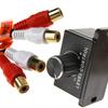 Auto-Audio RCA-Lautstärkeregler Inline für Autoradio-Verstärker Audio-Fernbedienung Pegelregelung für Bassverstärkung Einstellknopf