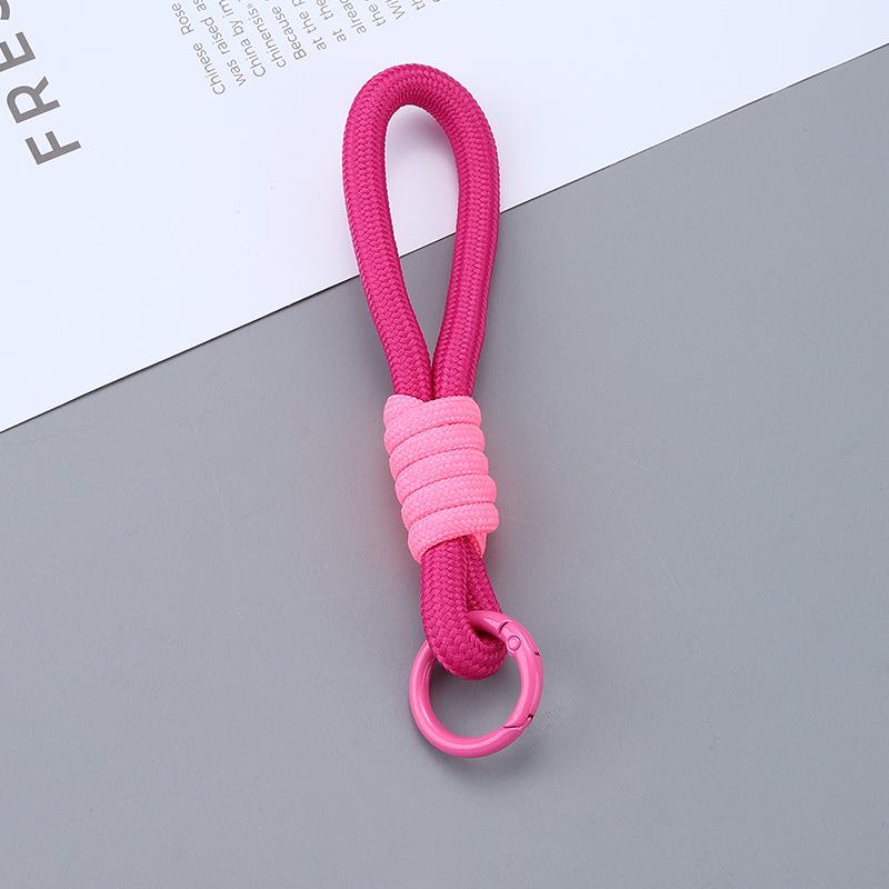 Colorful Polyester Plush Cartoon Doll Lanyard with Accessories - Customizable Toy Bag Charm