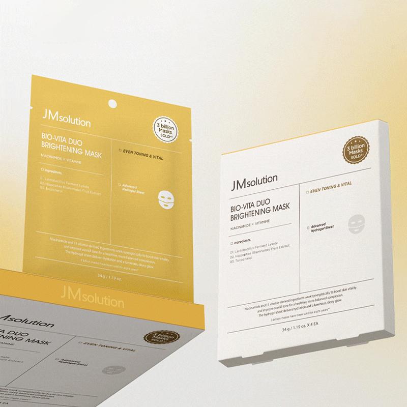 [JM Solution] Bio-Vita Duo Brightening Mask 34g*4EA