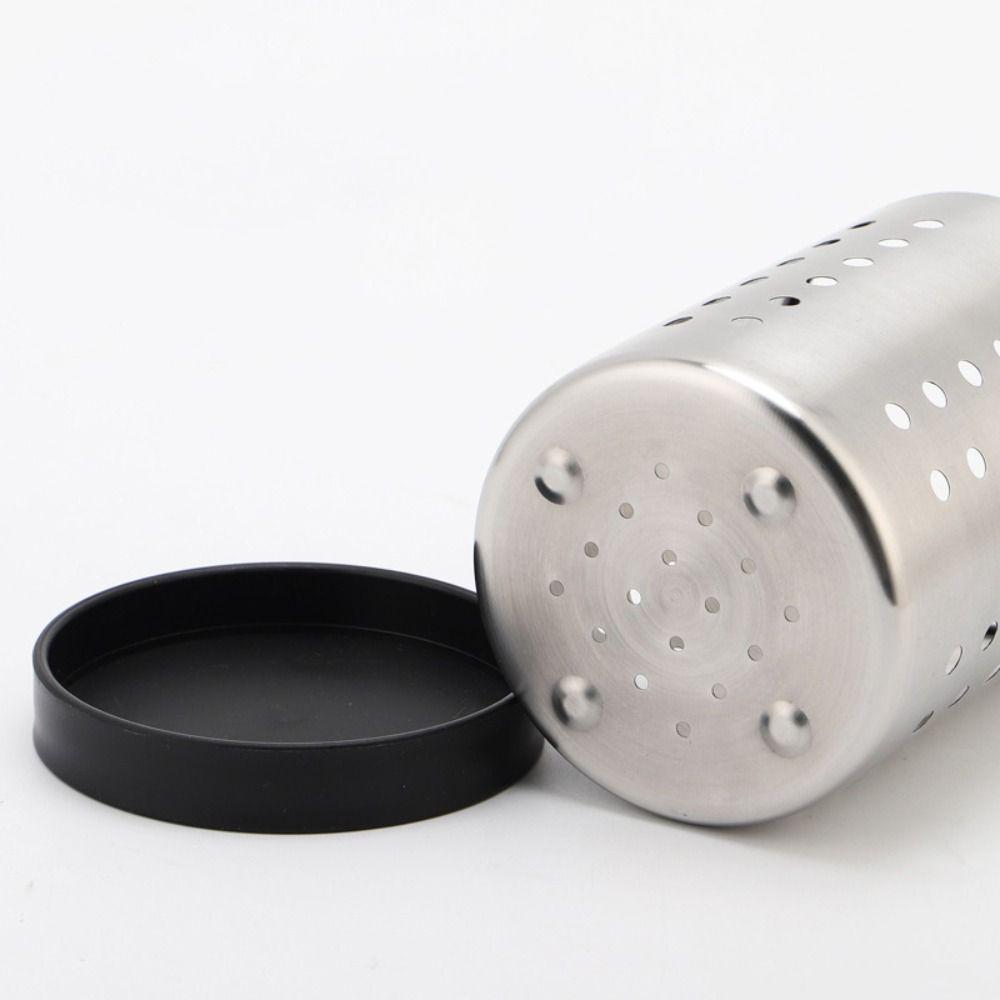 With Drain Holes Chopstick Holder Stainless Steel Cutlery Holder Organizer Kitchen Counter