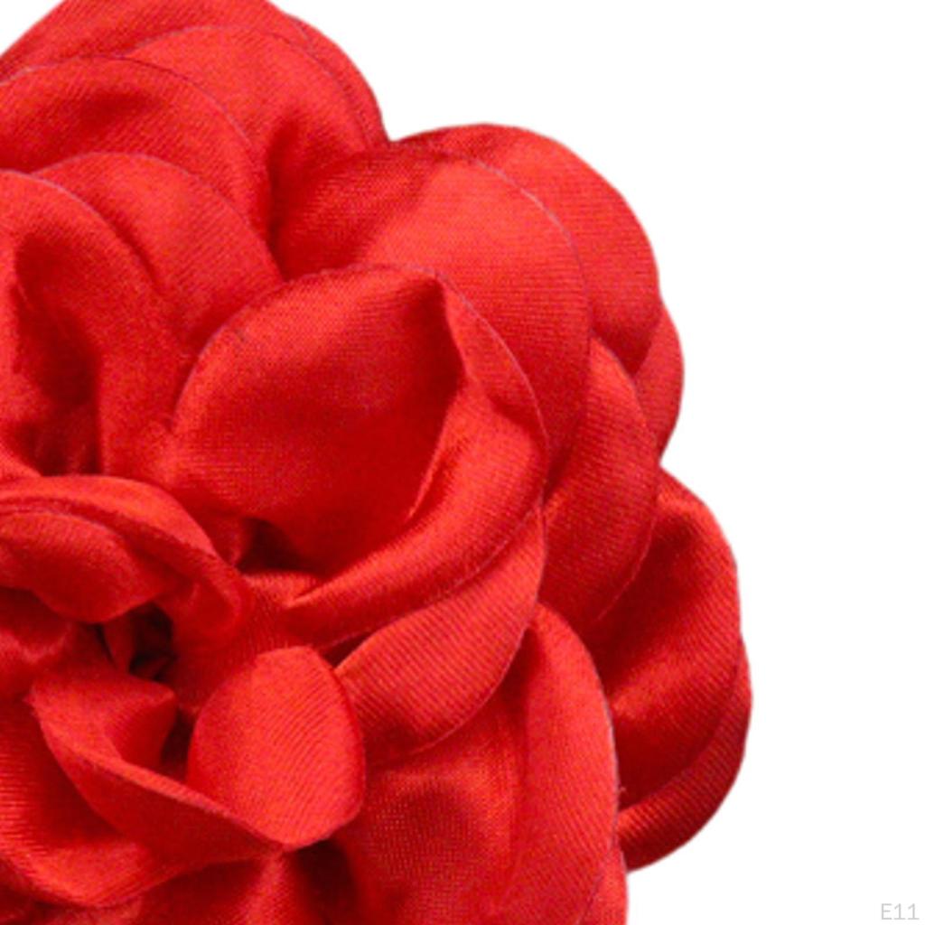 Flower Brooch Boutonniere Classic Rose Corsage for Ceremony Clothes Accessories