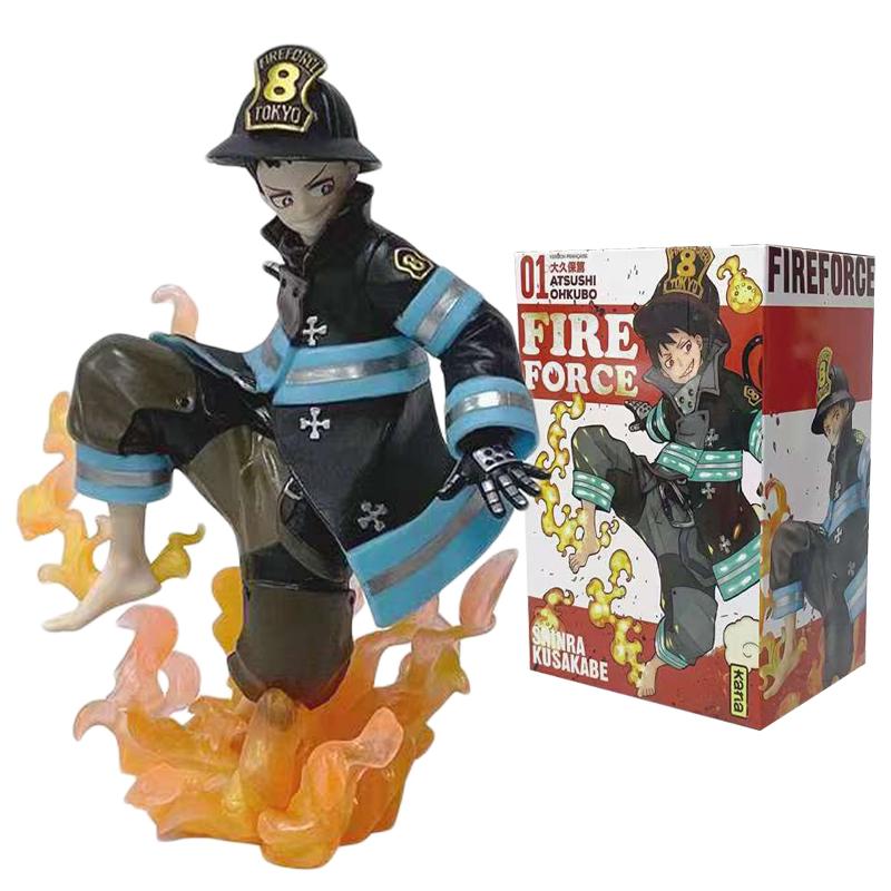 NEW In Stock KOTOBUKIYA ARTFX J Fire Force Shinra Kusakabe Anime Finished Model Toy Gift Collection