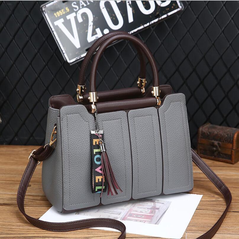 High-Quality Stitching Womens Bags  New Fashion Womens Handbags Large Capacity One-Shoulder Messenger Bag Luxury Tote Bags