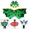Dinosaurier-Flügelumhang mit Dinosaurier-Maske Dinosaurier-Rollenspiel-Outfit für Kinder Maskerade Geburtstag Weihnachten Halloween Cosplay